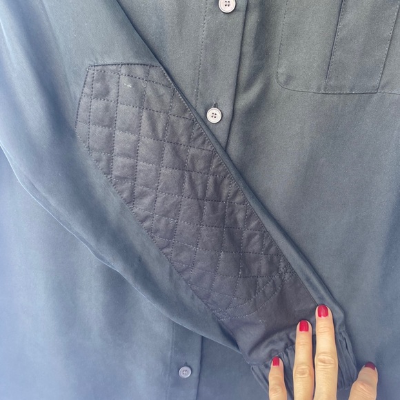 LAMB by Gwen Stefany Military silk shirt S - Picture 5 of 8